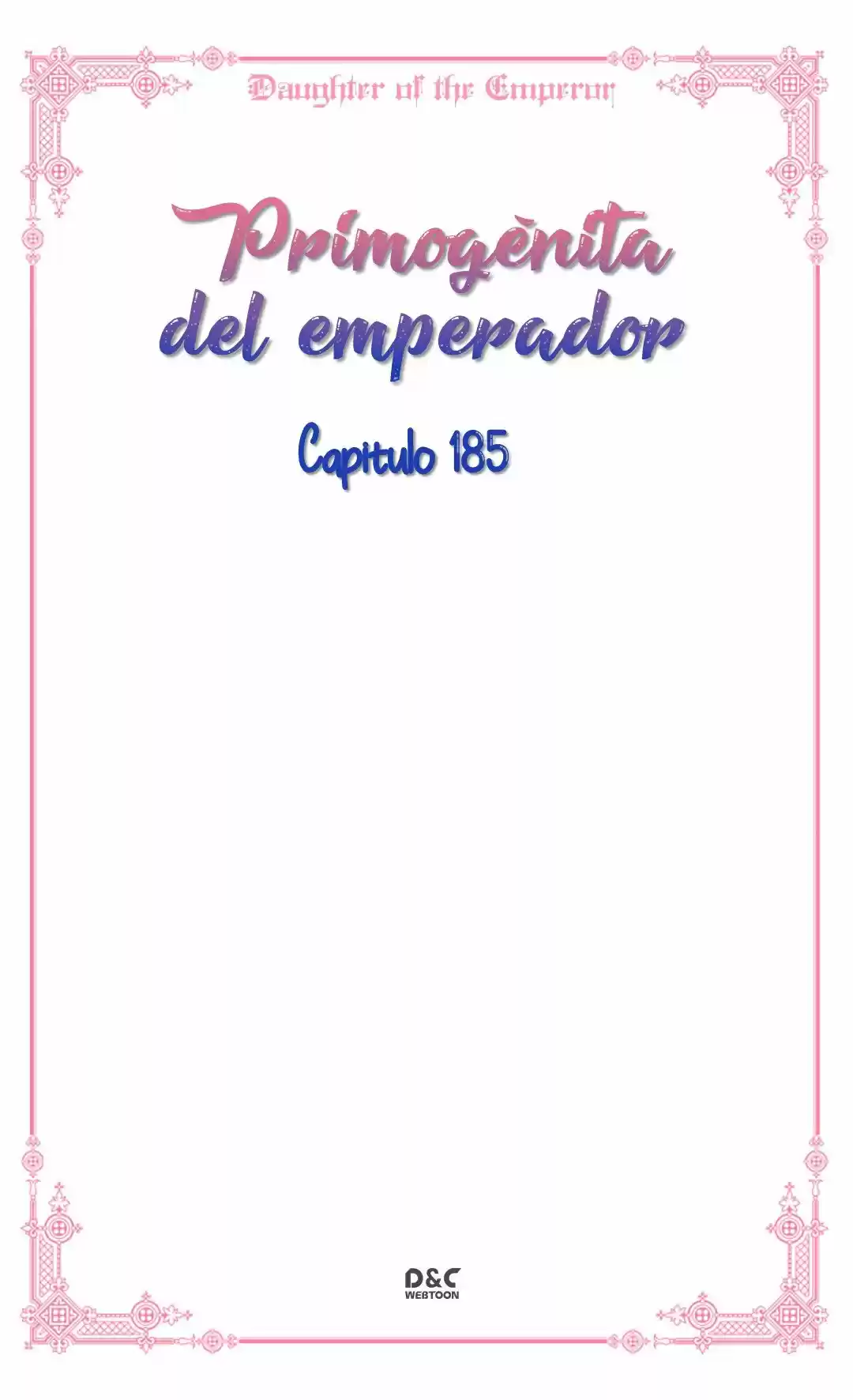 Primogénita Del Emperador - Capítulo 185 - Página 10 - LectorTMOo