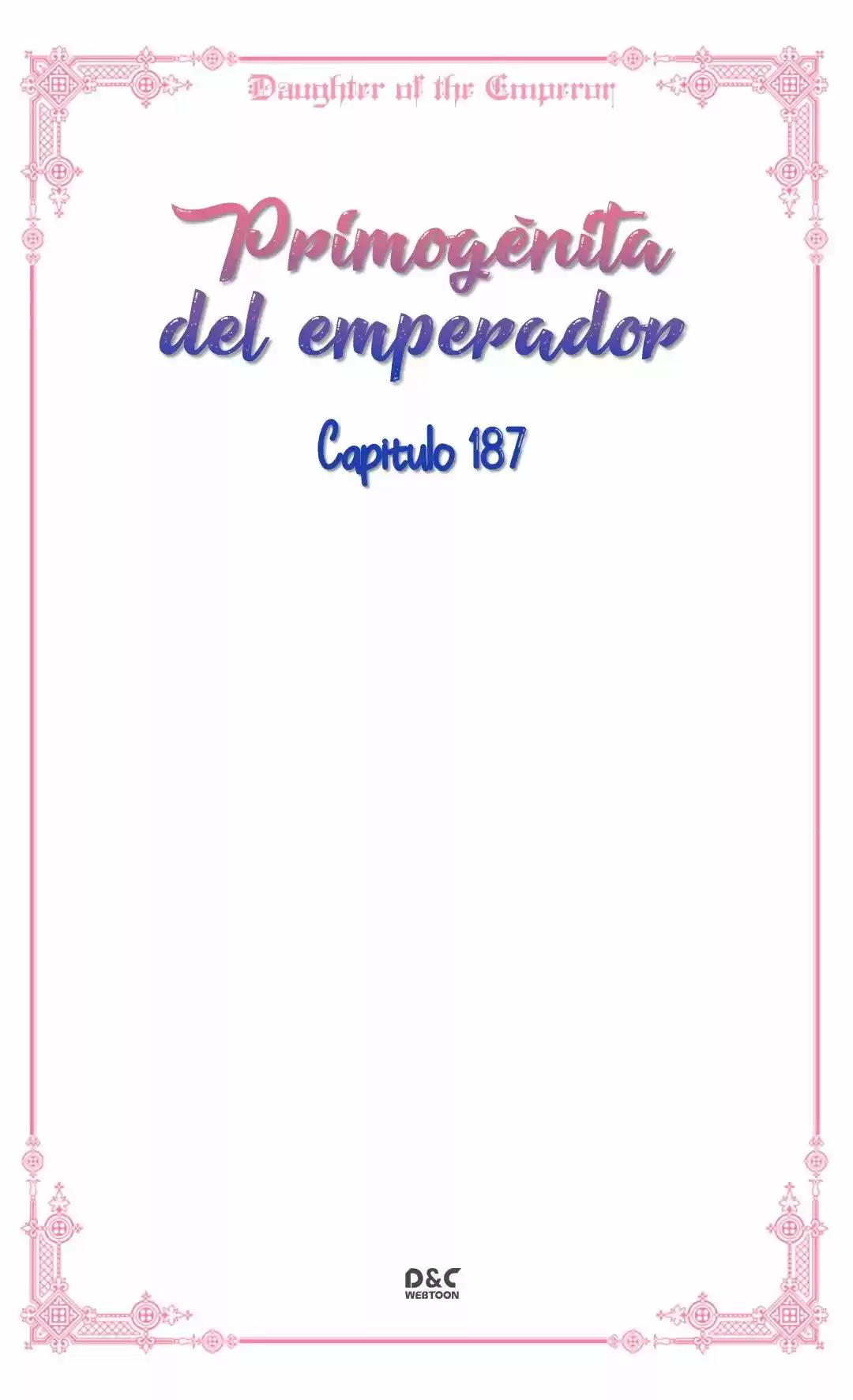 Primogénita Del Emperador - Capítulo 187 - Página 9 - LectorTMOo