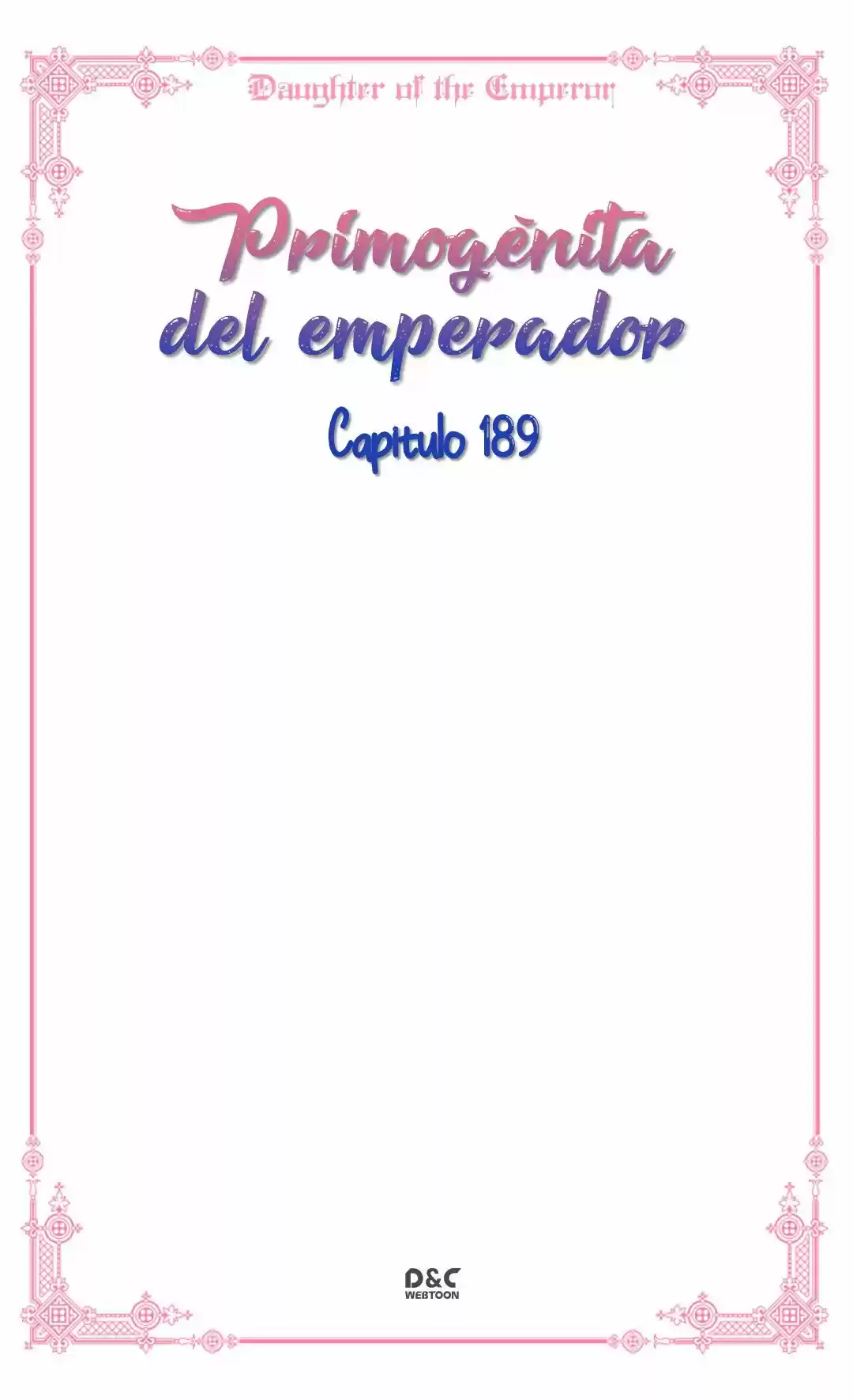 Primogénita Del Emperador - Capítulo 189 - Página 9 - LectorTMOo