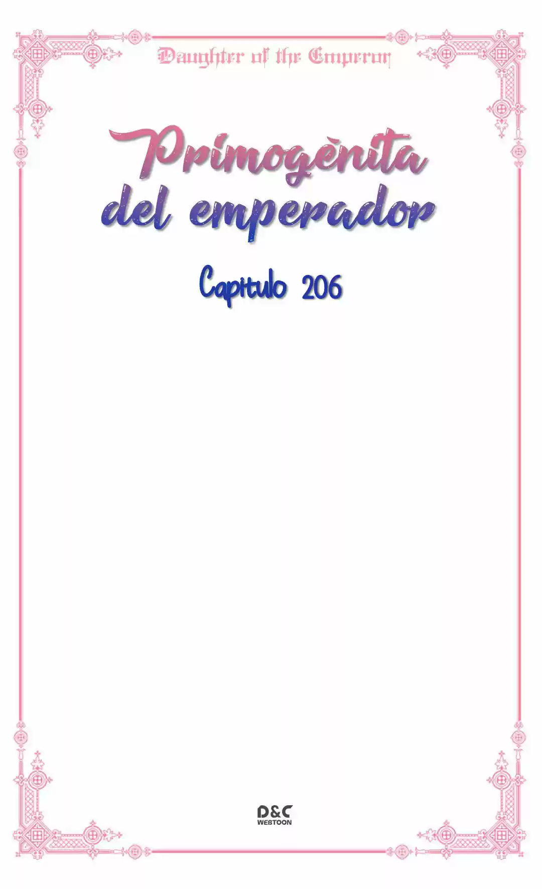 Primogénita Del Emperador - Capítulo 206 - Página 2 - LectorTMOo