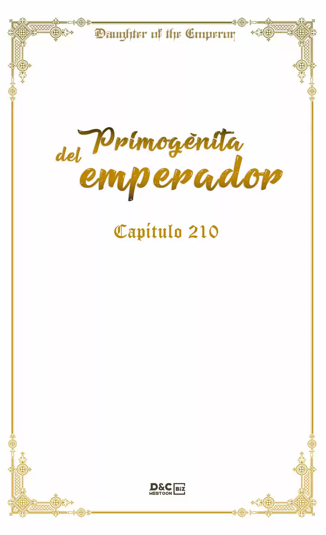 Primogénita Del Emperador - Capítulo 210 - Página 1 - LectorTMOo