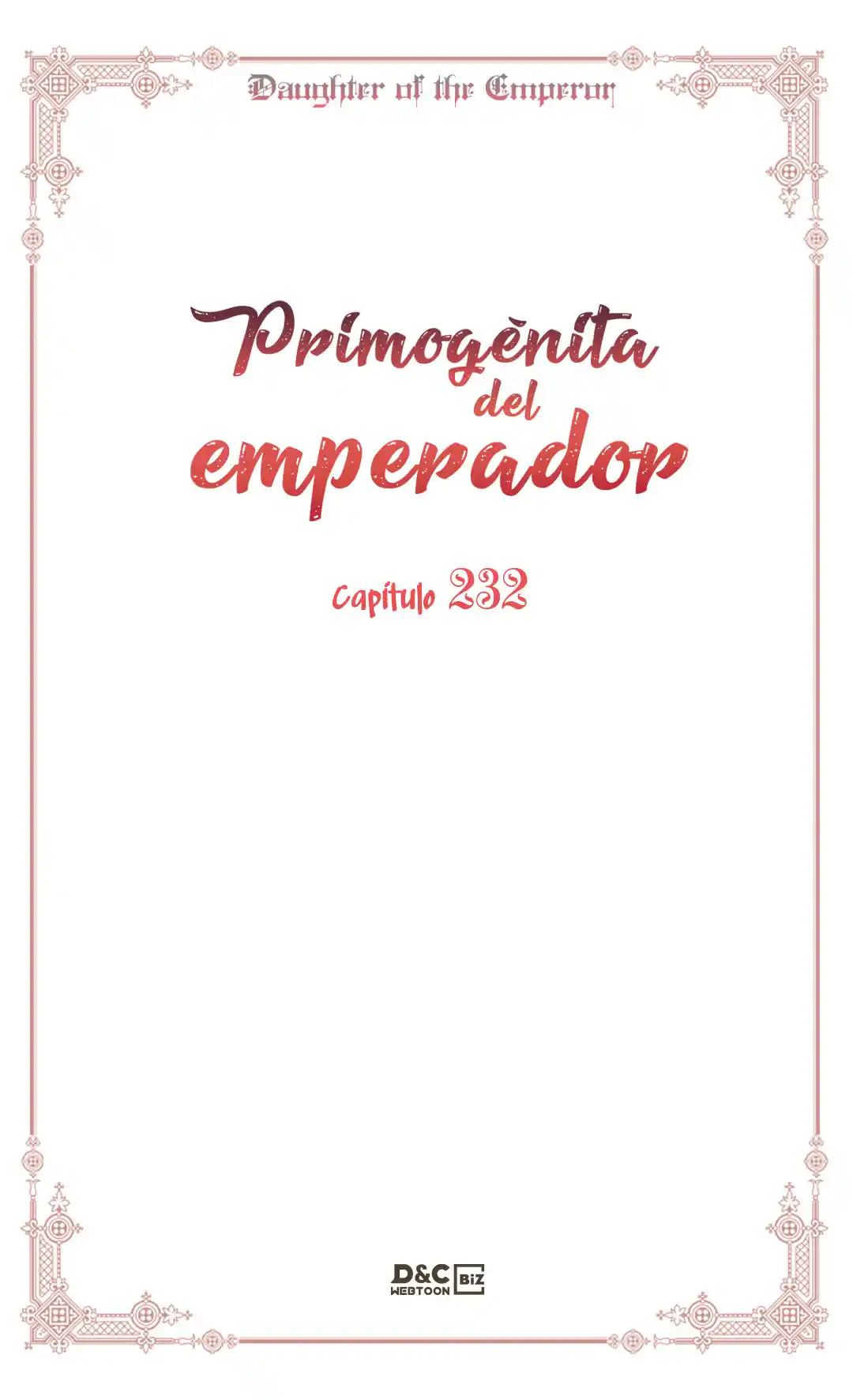 Primogénita Del Emperador - Capítulo 232 - Página 2 - LectorTMOo