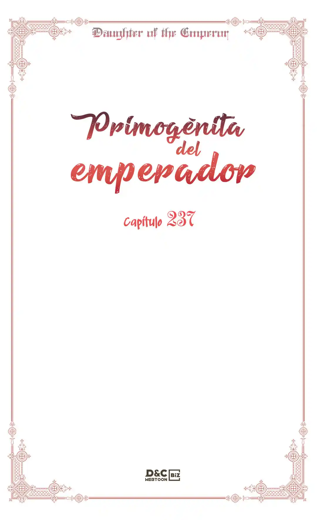 Primogénita Del Emperador - Capítulo 237 - Página 2 - LectorTMOo