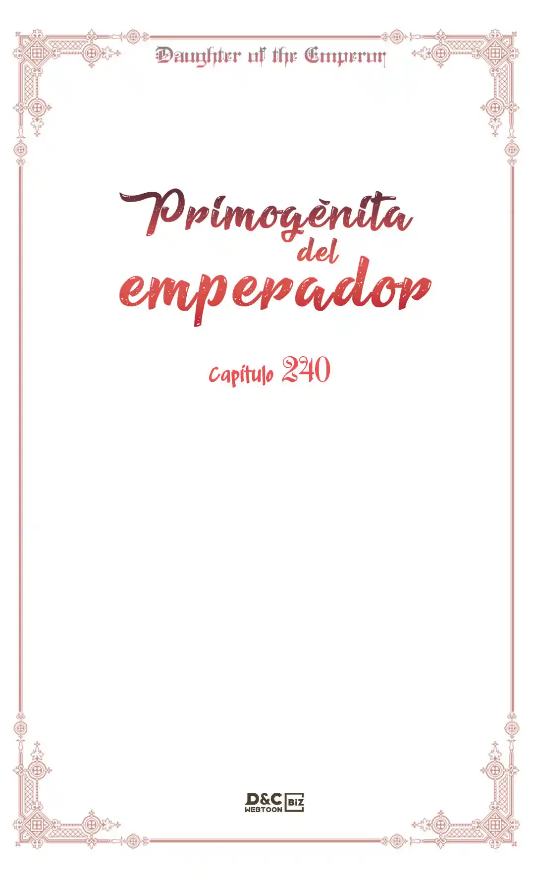 Primogénita Del Emperador - Capítulo 240 - Página 2 - LectorTMOo
