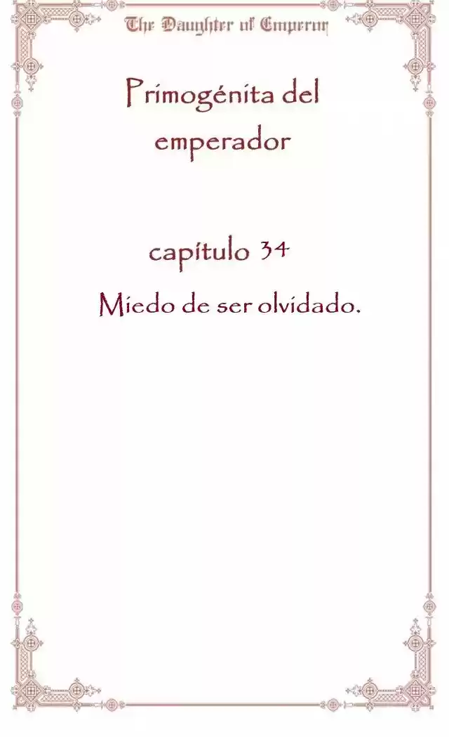 Primogénita Del Emperador - Capítulo 34 - Página 4 - LectorTMOo