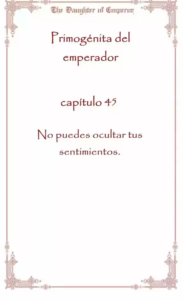 Primogénita Del Emperador - Capítulo 45 - Página 4 - LectorTMOo