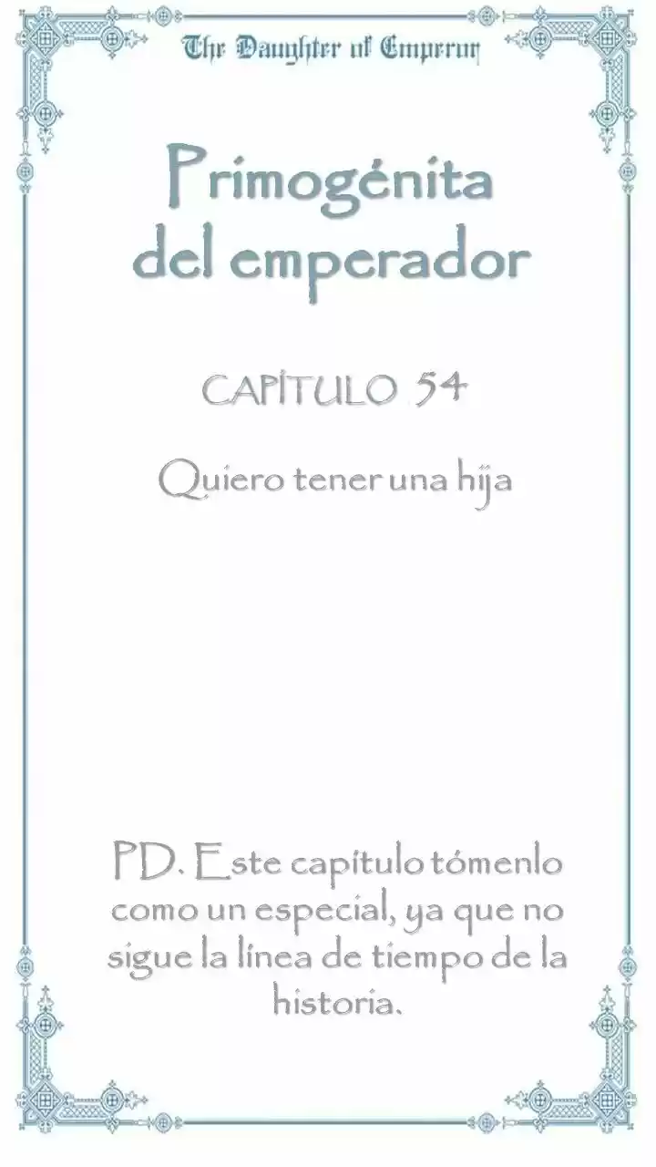 Primogénita Del Emperador - Capítulo 54 - Página 5 - LectorTMOo