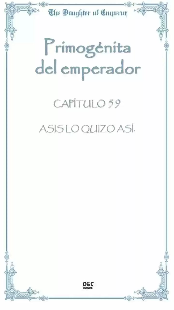 Primogénita Del Emperador - Capítulo 59 - Página 5 - LectorTMOo