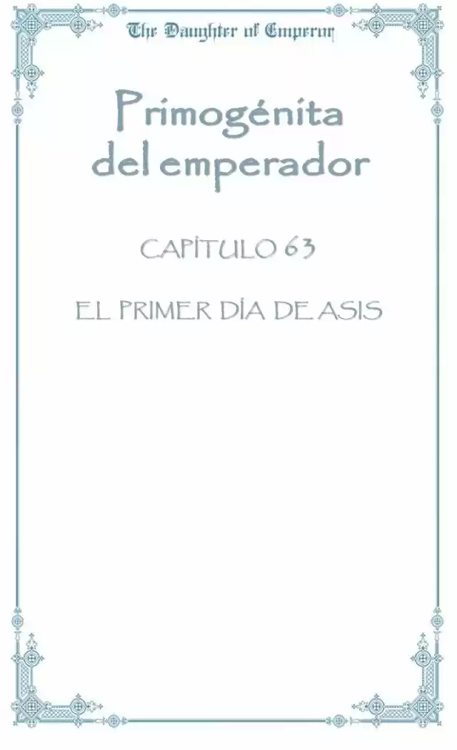 Primogénita Del Emperador - Capítulo 63 - Página 6 - LectorTMOo