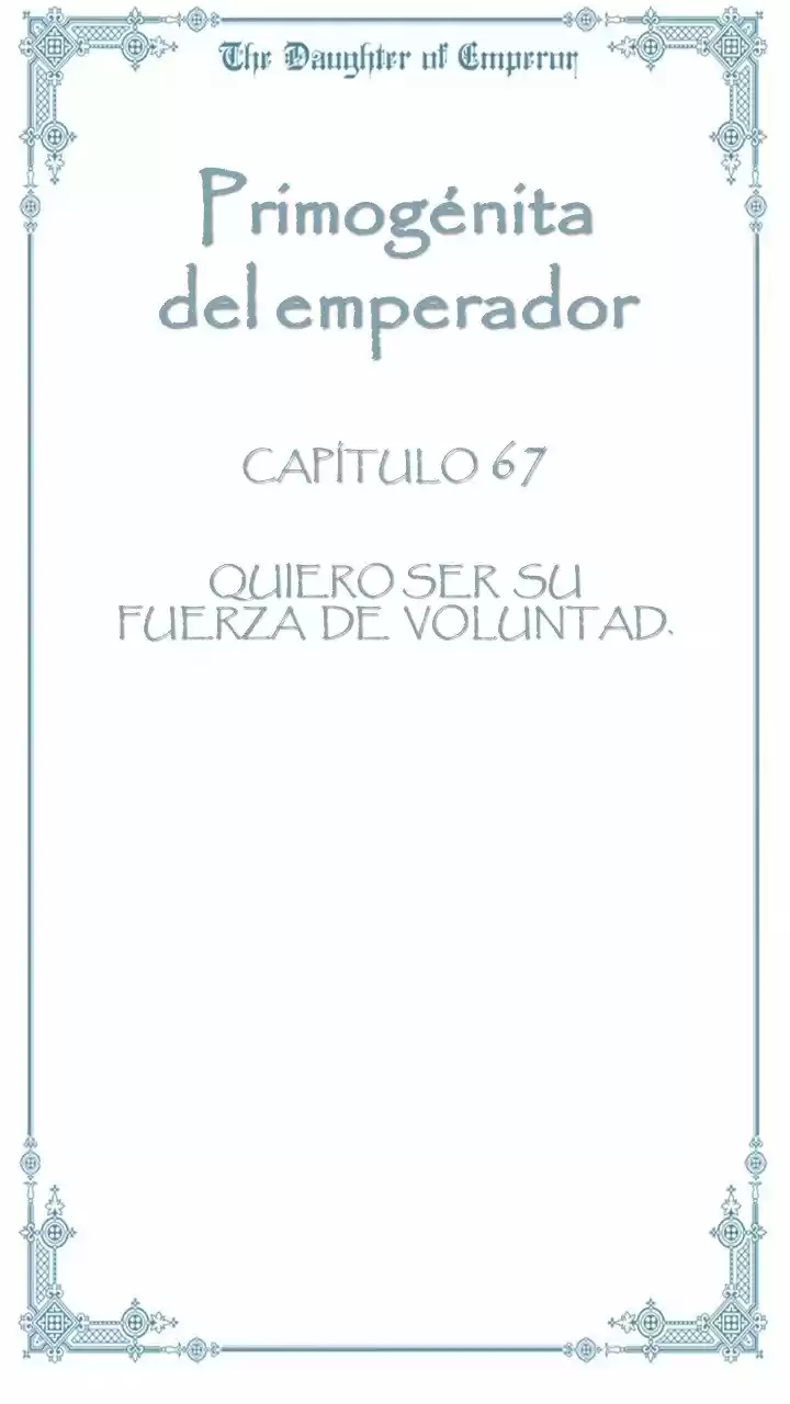 Primogénita Del Emperador - Capítulo 67 - Página 4 - LectorTMOo