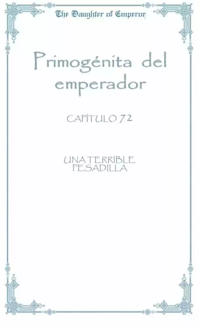 Primogénita Del Emperador - Capítulo 72 - Página 5 - LectorTMOo