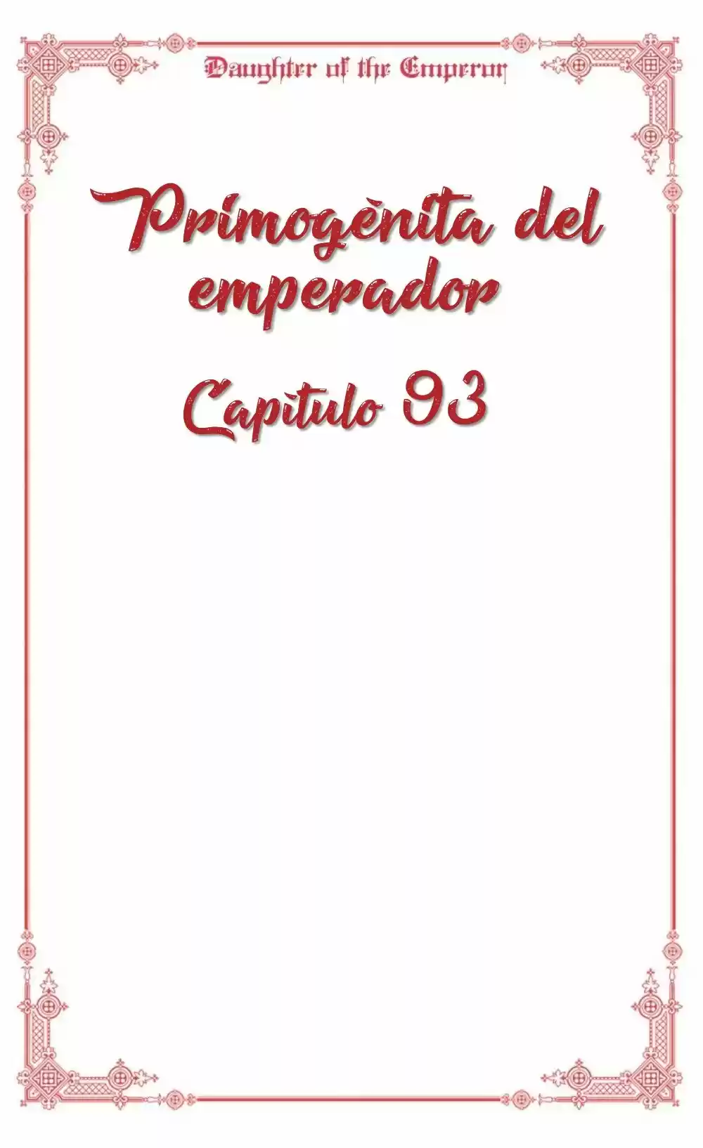 Primogénita Del Emperador - Capítulo 93 - Página 5 - LectorTMOo