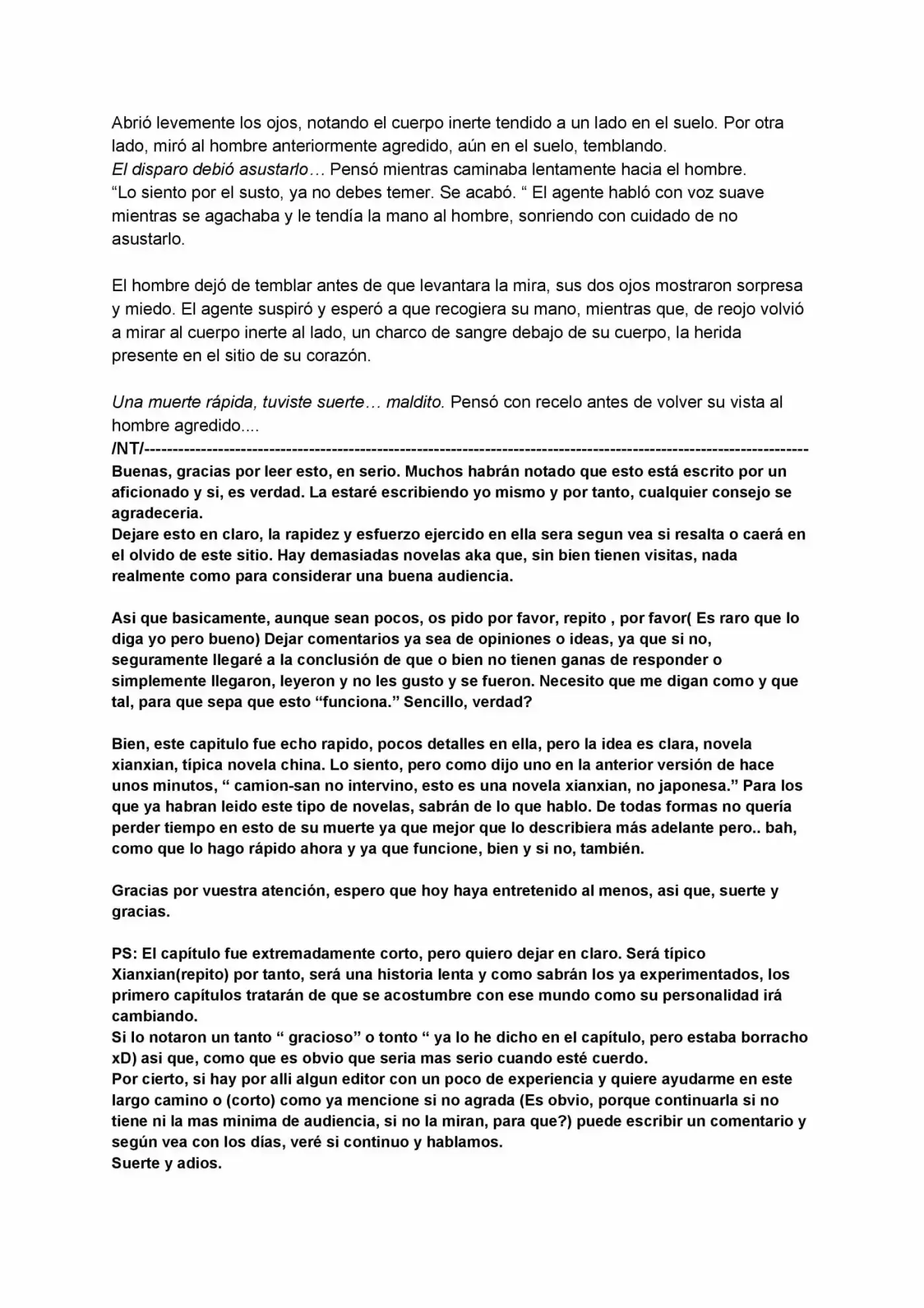 Primordial Martial World (Novela) - Capítulo 1 - Página 6 - LectorTMOo