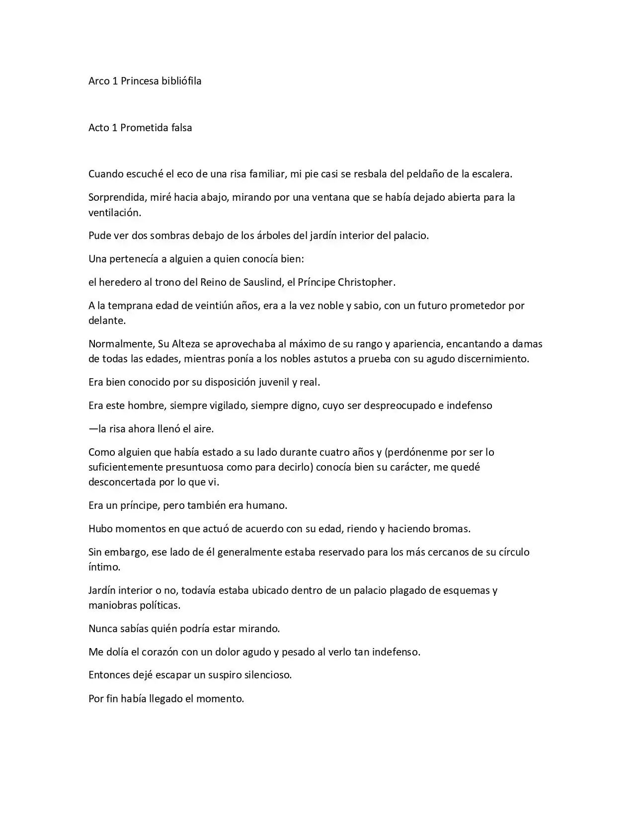 Princesa Bibliófila (Novela Ligera) (Novela) - Capítulo 1 - Página 6 - LectorTMOo