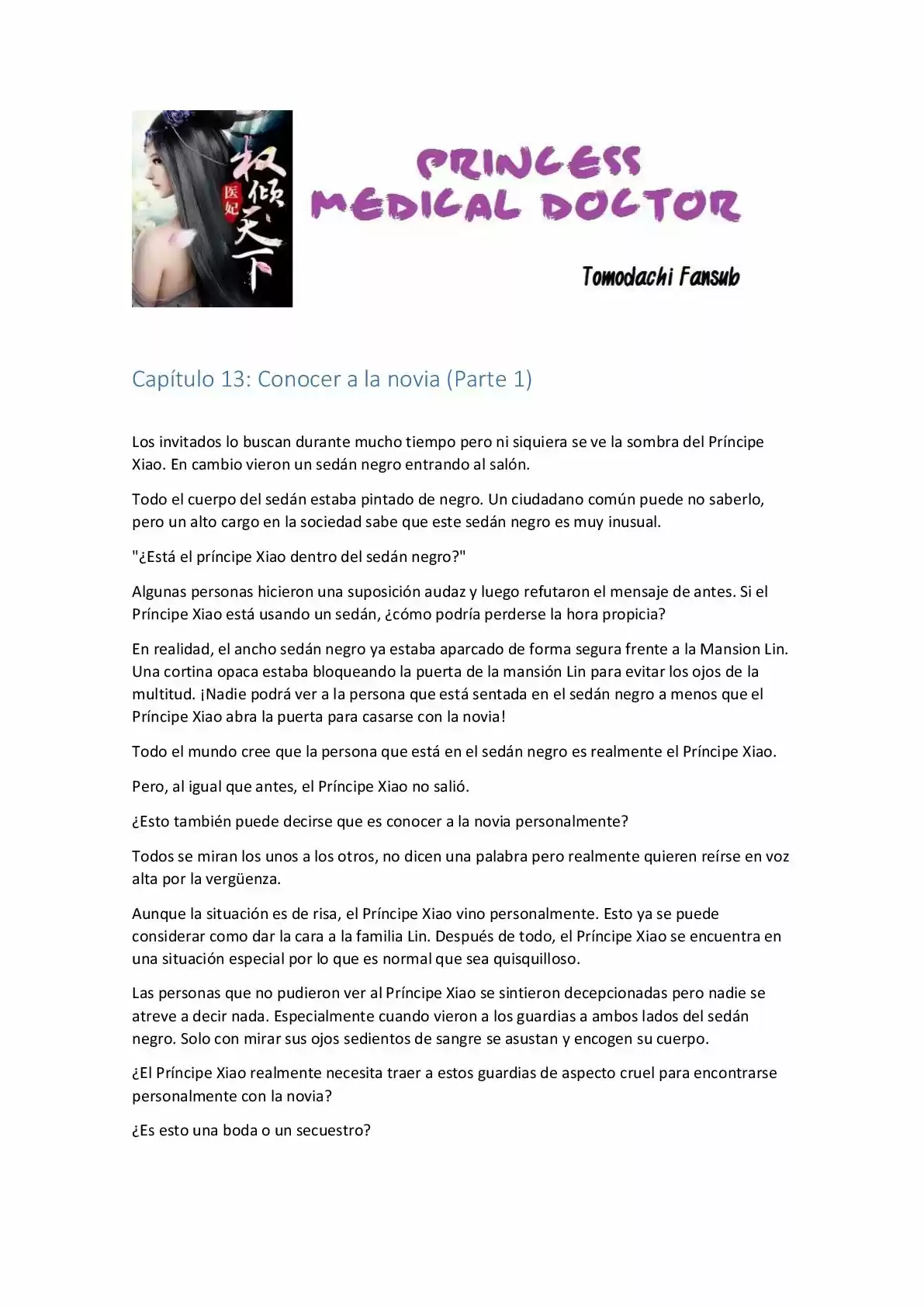 Princess Medical Doctor (Novela) - Capítulo 13.10 - Página 1 - LectorTMOo