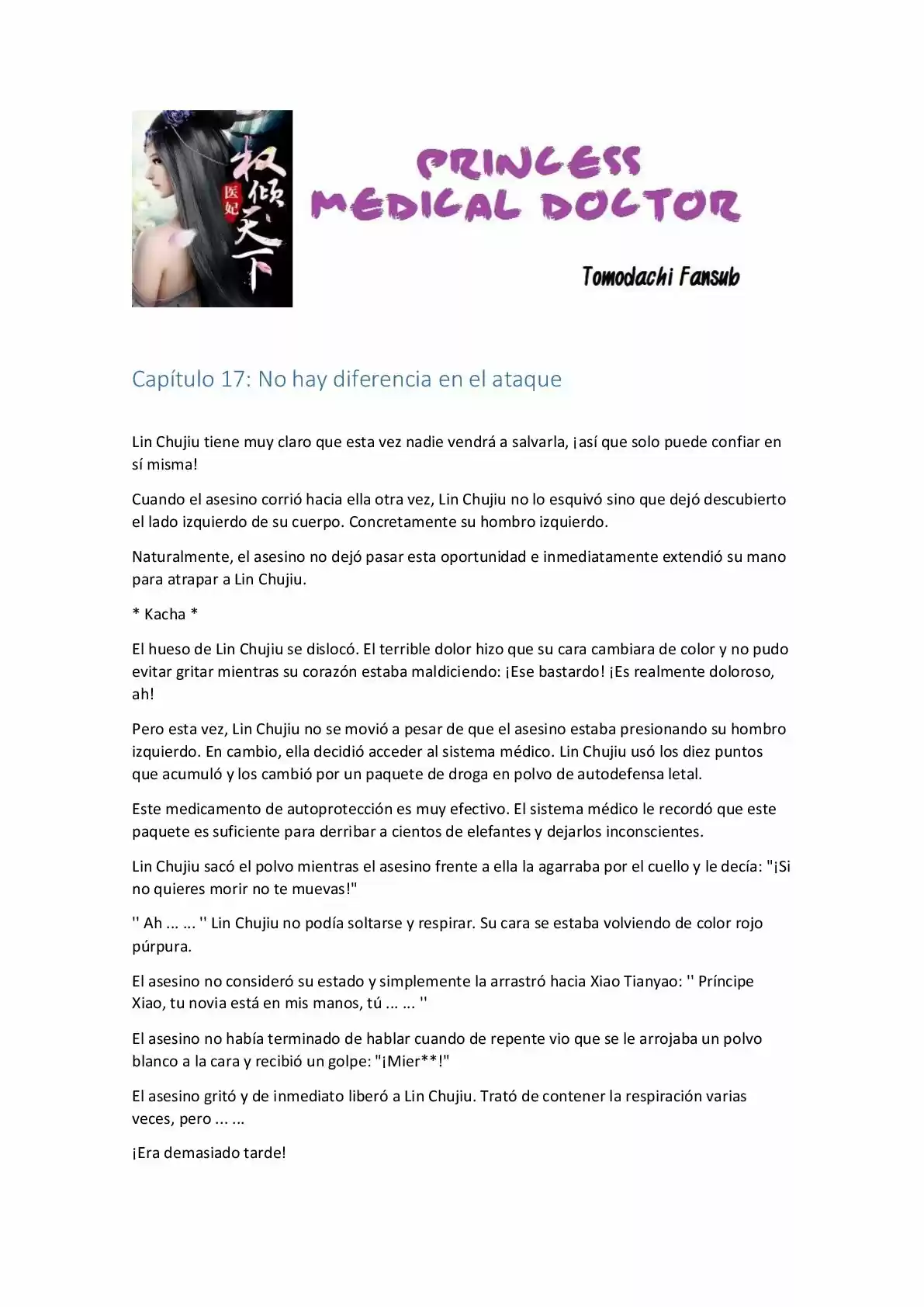 Princess Medical Doctor (Novela) - Capítulo 17 - Página 1 - LectorTMOo