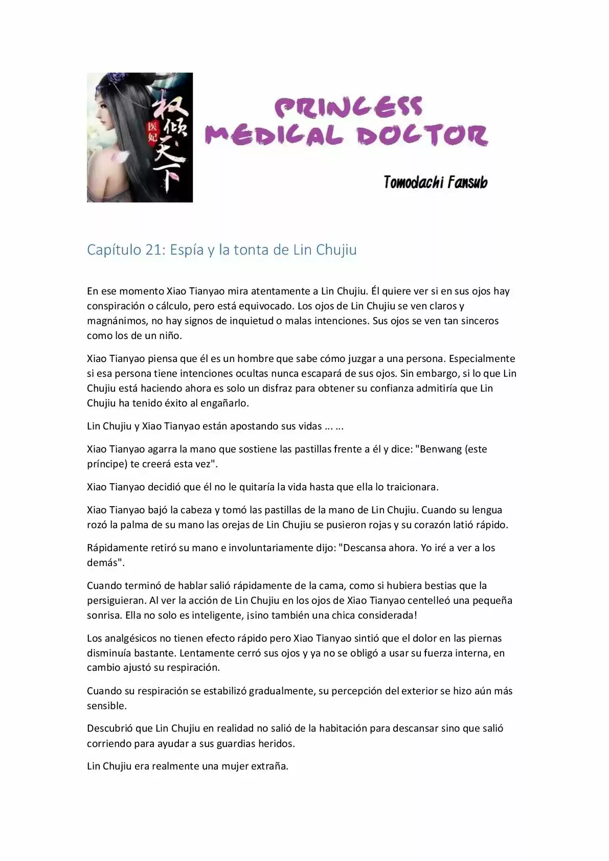 Princess Medical Doctor (Novela) - Capítulo 21 - Página 1 - LectorTMOo