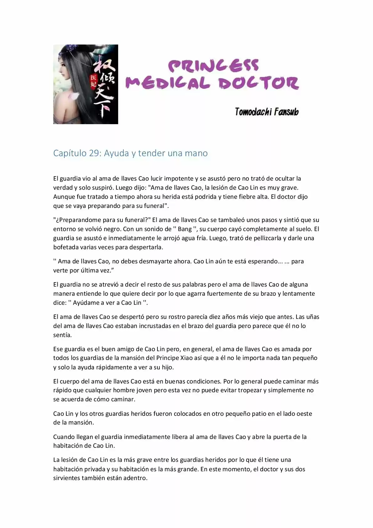 Princess Medical Doctor (Novela) - Capítulo 29 - Página 1 - LectorTMOo