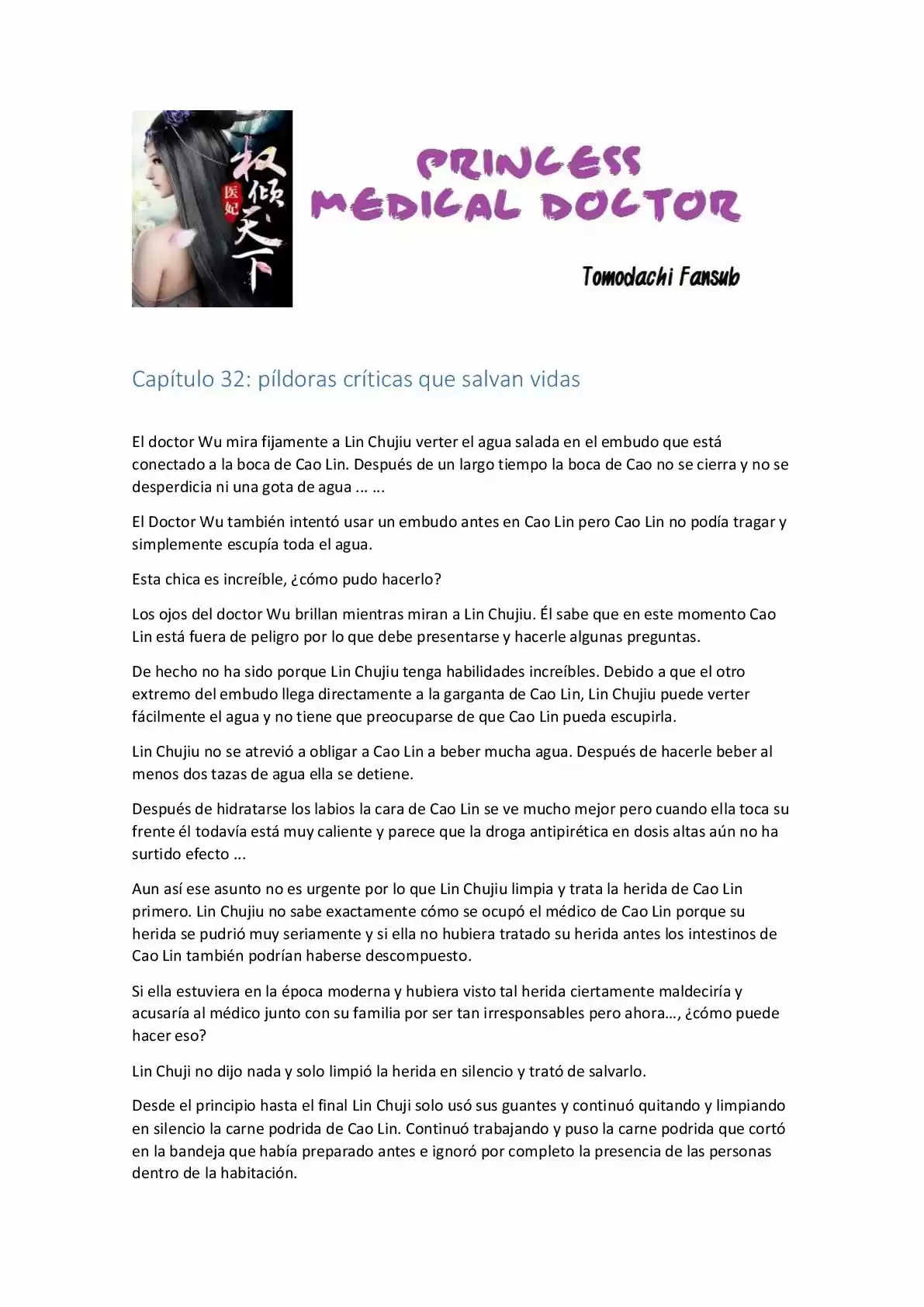 Princess Medical Doctor (Novela) - Capítulo 32 - Página 1 - LectorTMOo
