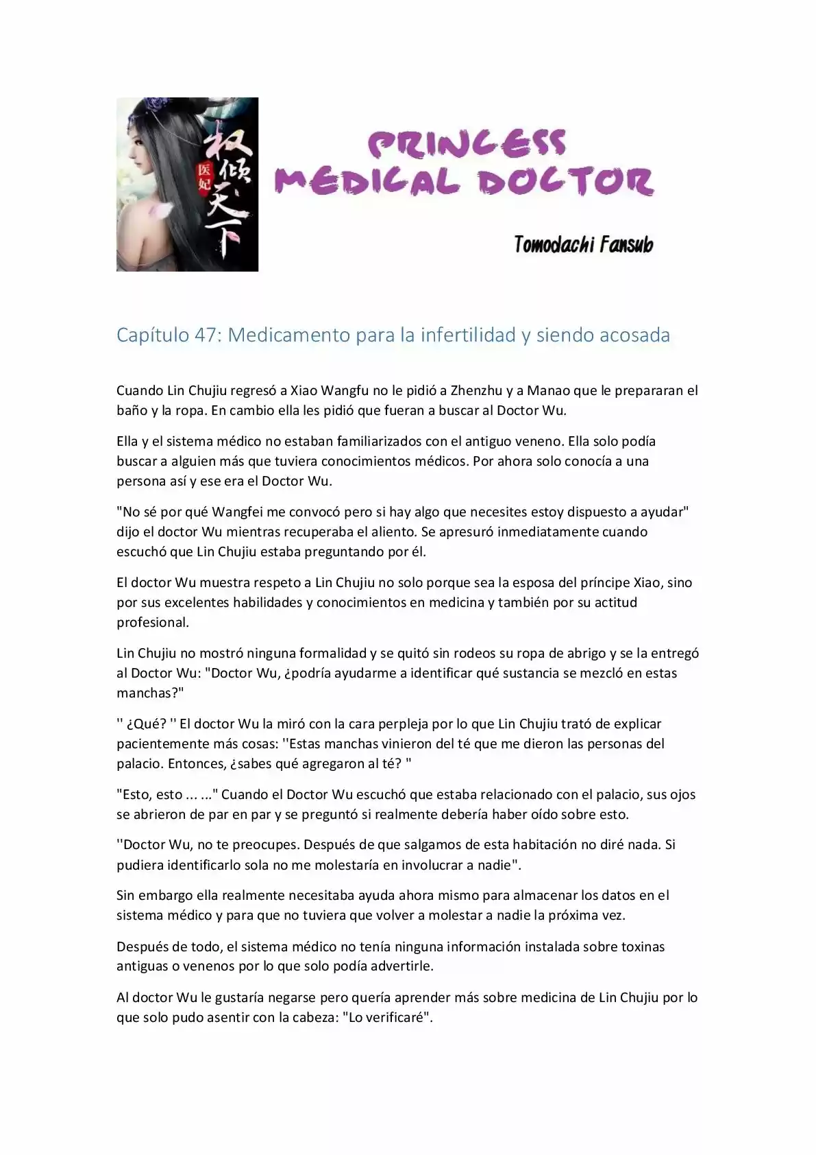 Princess Medical Doctor (Novela) - Capítulo 47 - Página 1 - LectorTMOo
