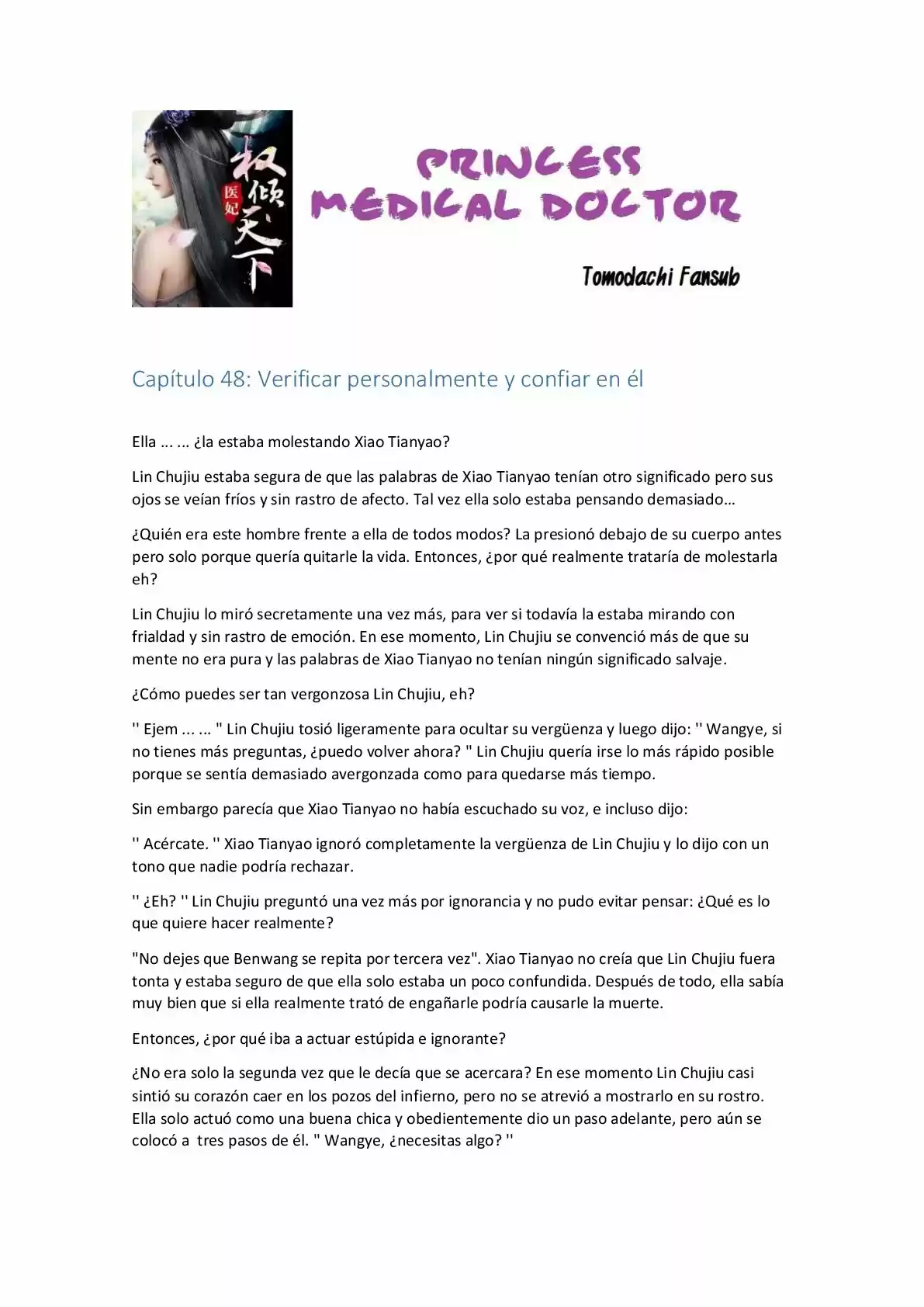 Princess Medical Doctor (Novela) - Capítulo 48 - Página 1 - LectorTMOo