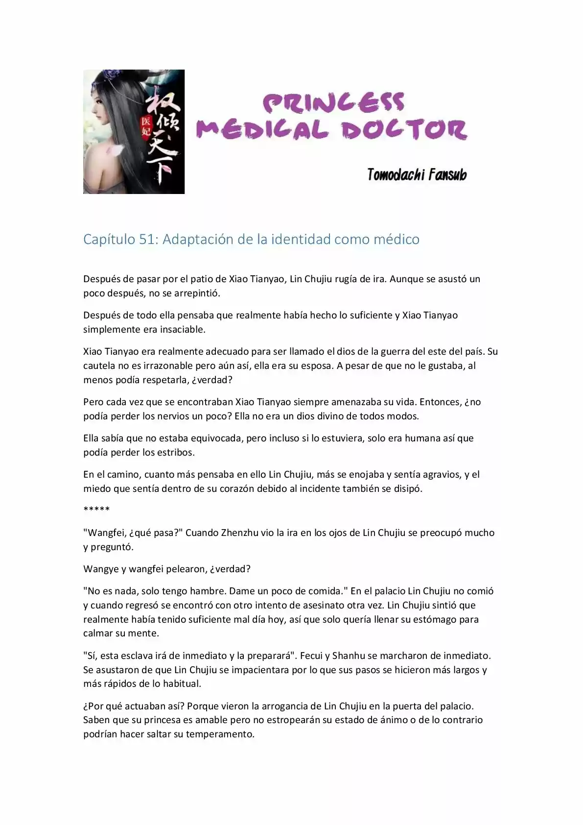 Princess Medical Doctor (Novela) - Capítulo 51 - Página 1 - LectorTMOo