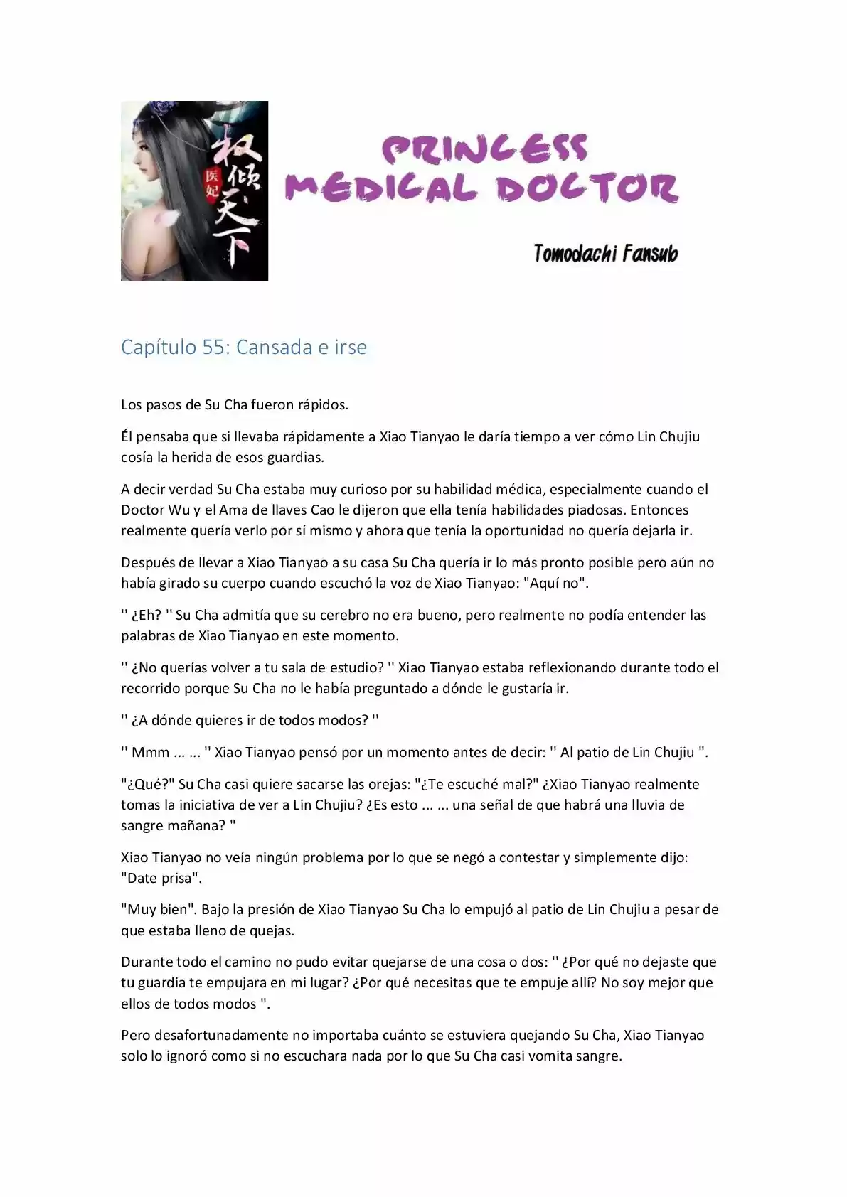 Princess Medical Doctor (Novela) - Capítulo 55 - Página 1 - LectorTMOo