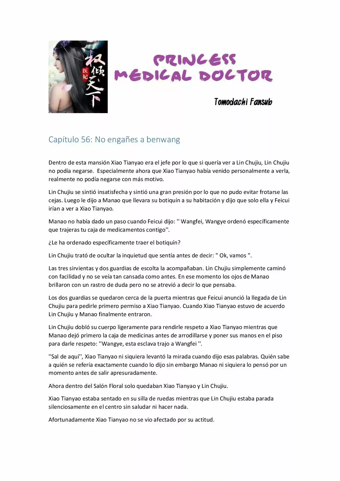 Princess Medical Doctor (Novela) - Capítulo 56 - Página 1 - LectorTMOo