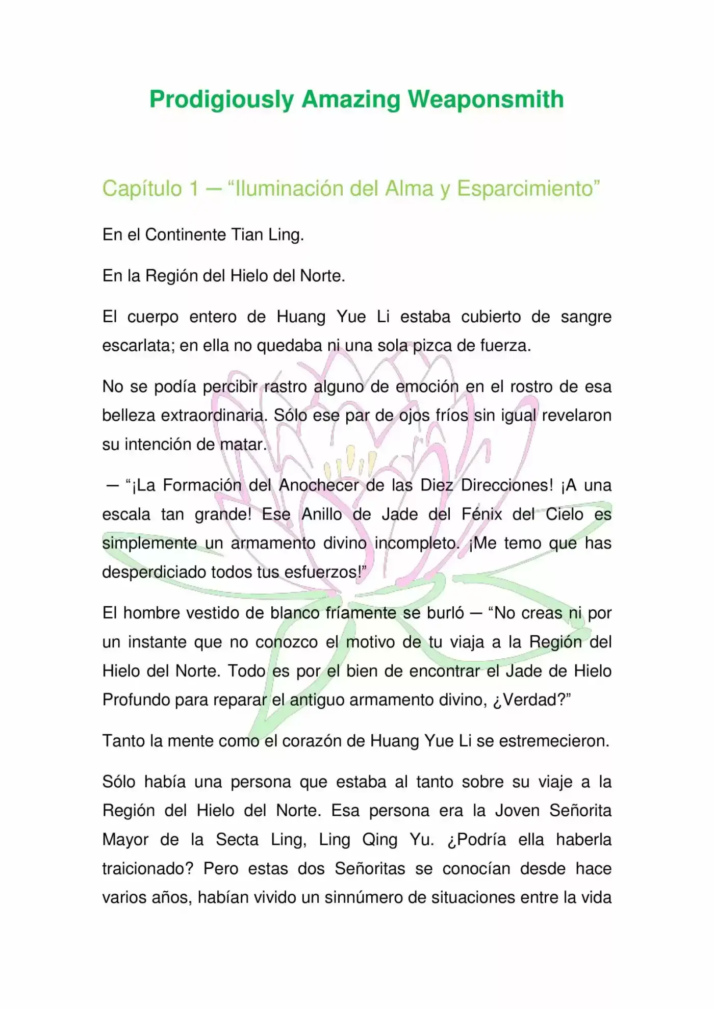 Prodigiously Amazing Weaponsmith (Novela) - Capítulo 1 - Página 2 - LectorTMOo