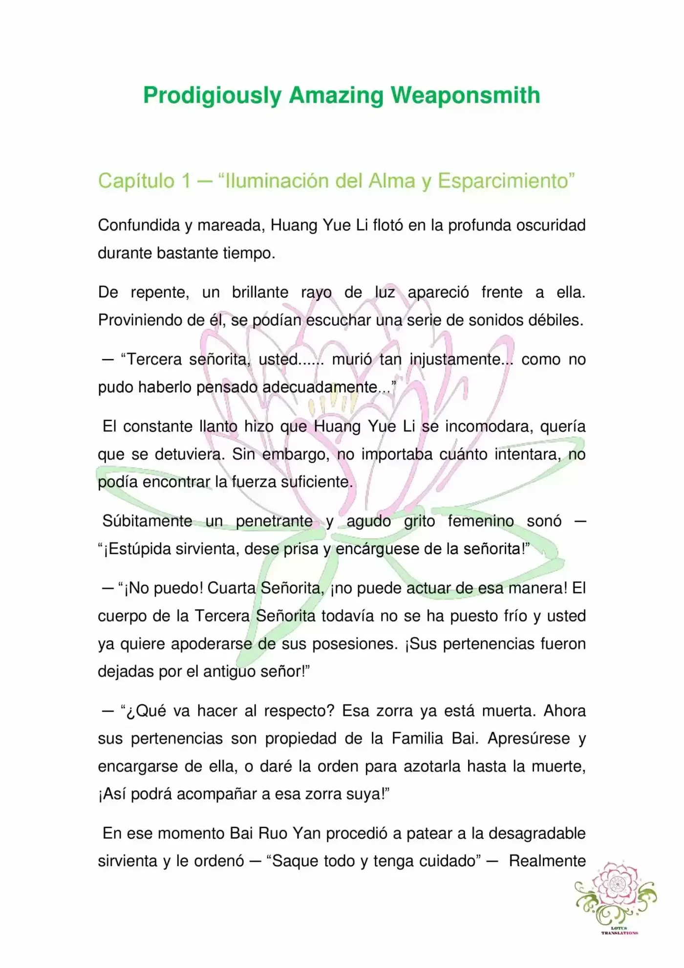 Prodigiously Amazing Weaponsmith (Novela) - Capítulo 2 - Página 2 - LectorTMOo