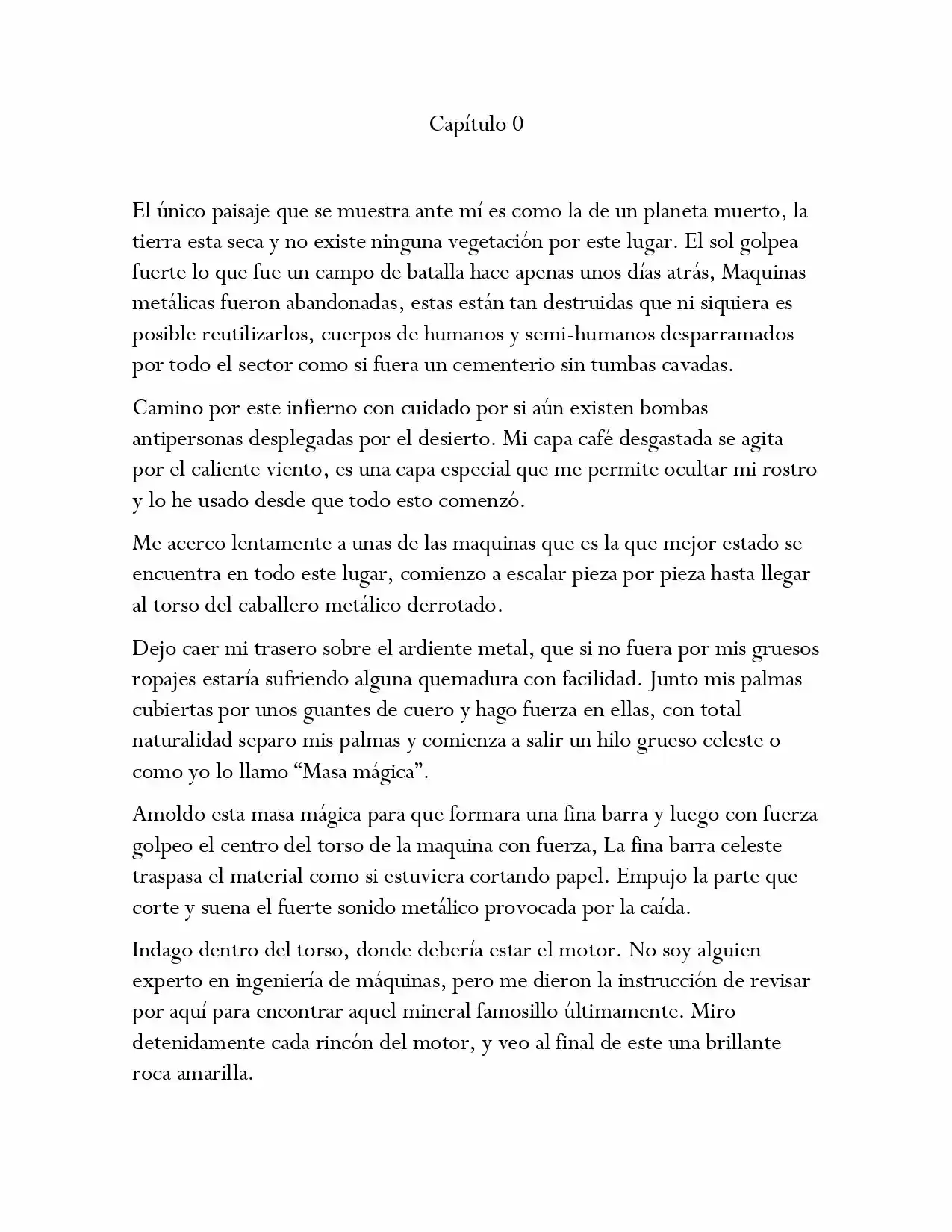 Proyect: Souls Of Machinas (Novela) - Capítulo - Página 1 - LectorTMOo