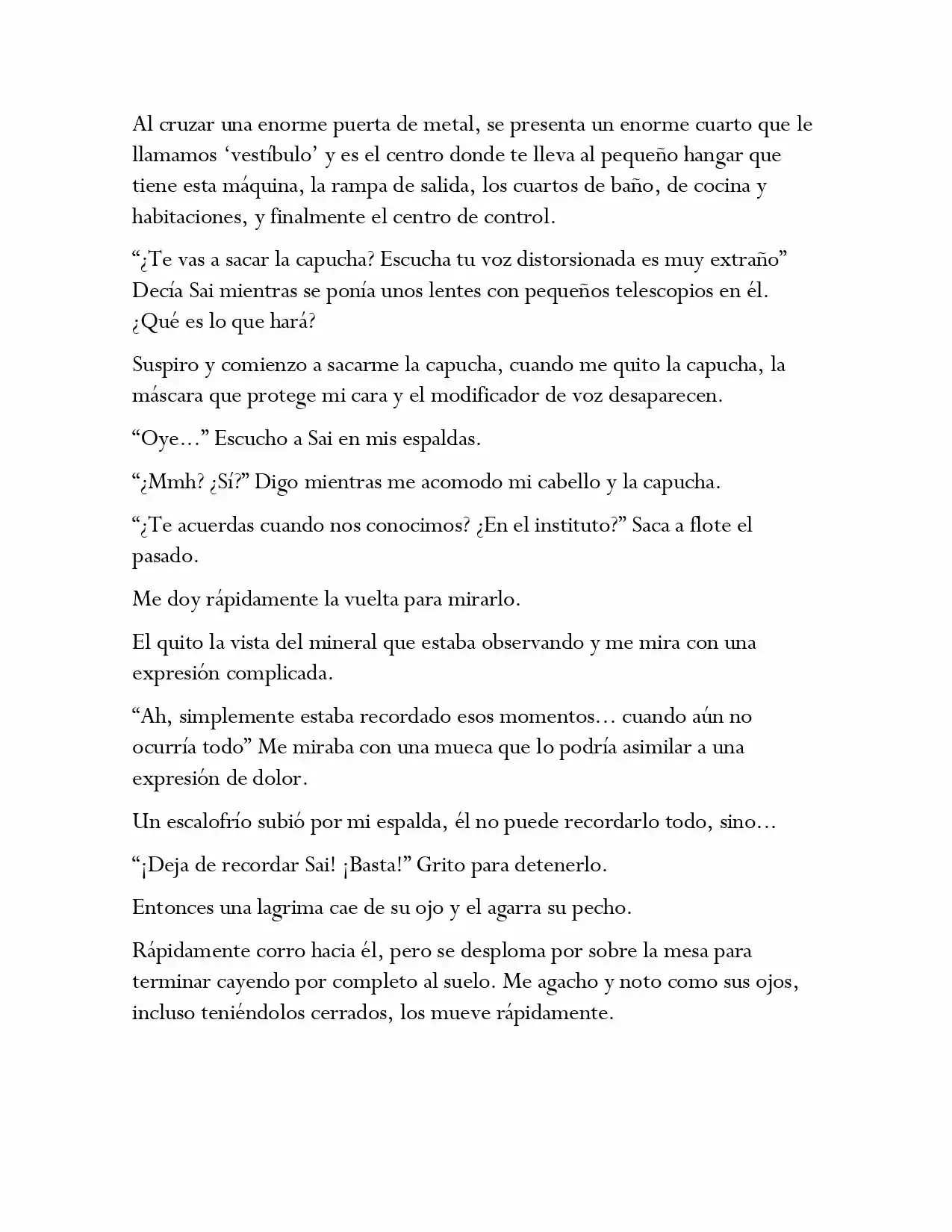 Proyect: Souls Of Machinas (Novela) - Capítulo - Página 5 - LectorTMOo
