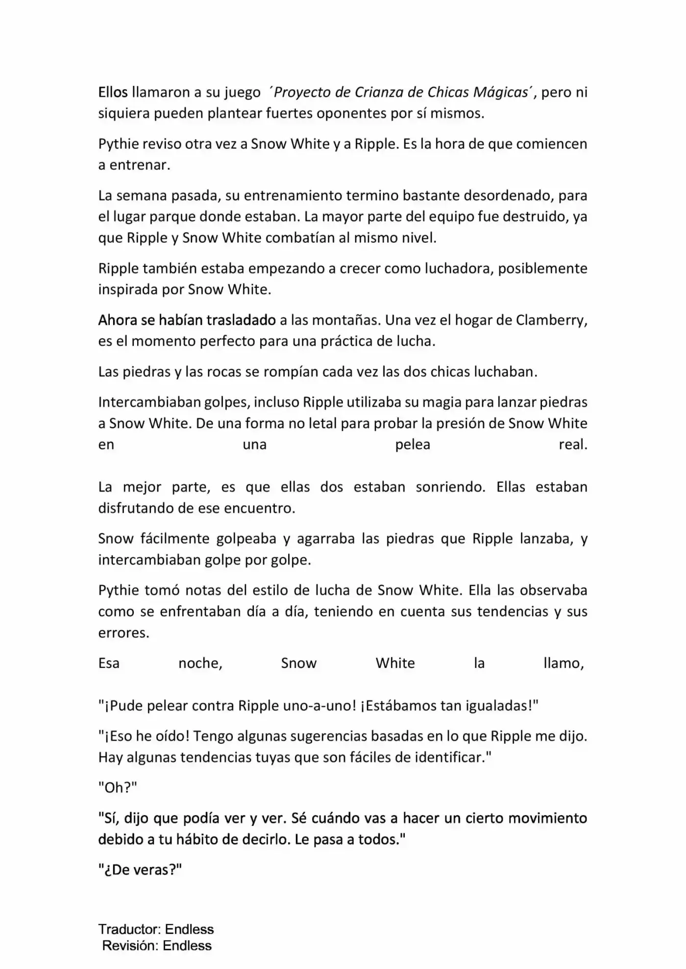 Proyecto De Crianza De Chicas Mágicas - Light Novel (Novela) - Capítulo 10 - Página 33 - LectorTMOo
