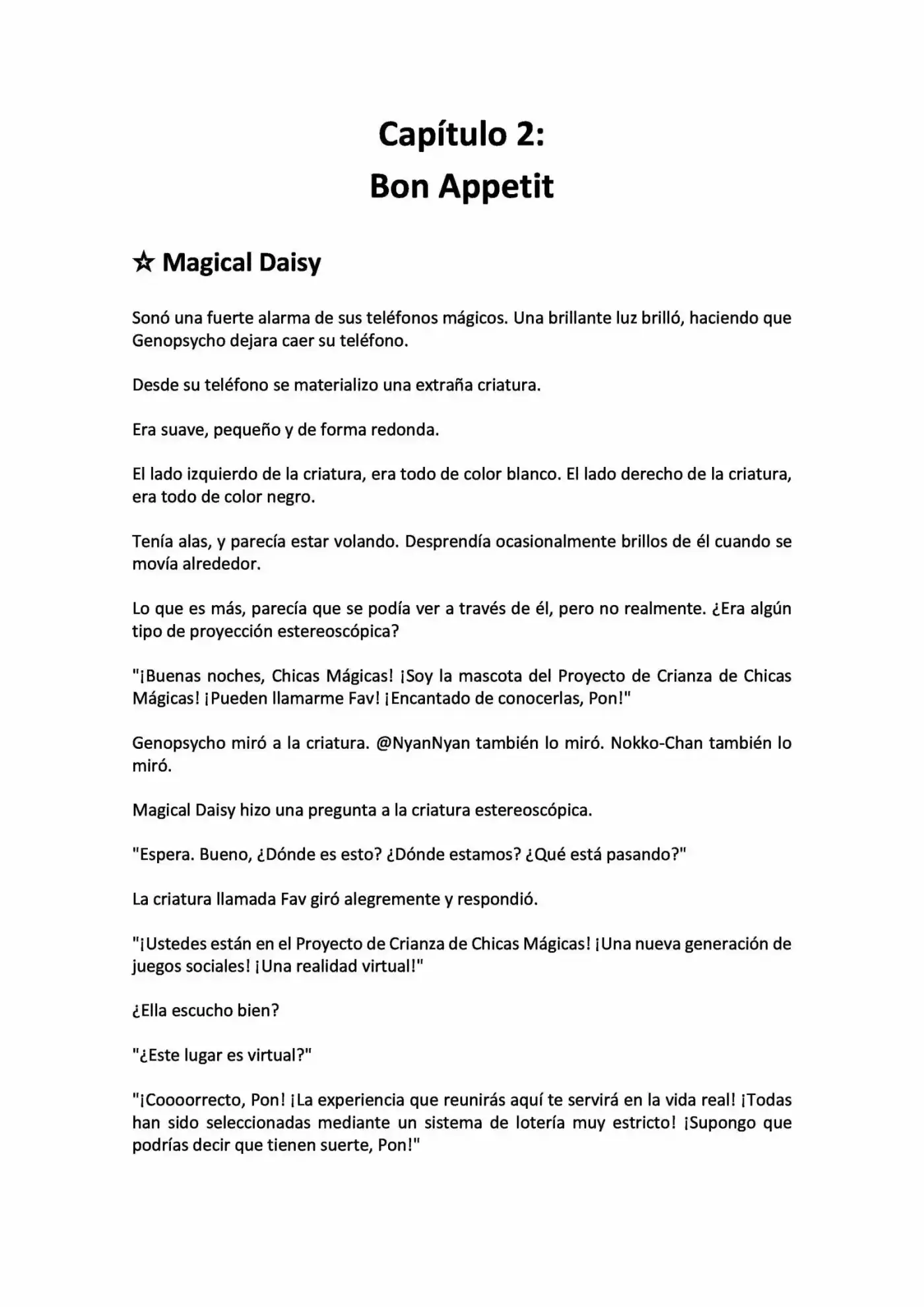 Proyecto De Crianza De Chicas Mágicas - Light Novel (Novela) - Capítulo 12 - Página 1 - LectorTMOo