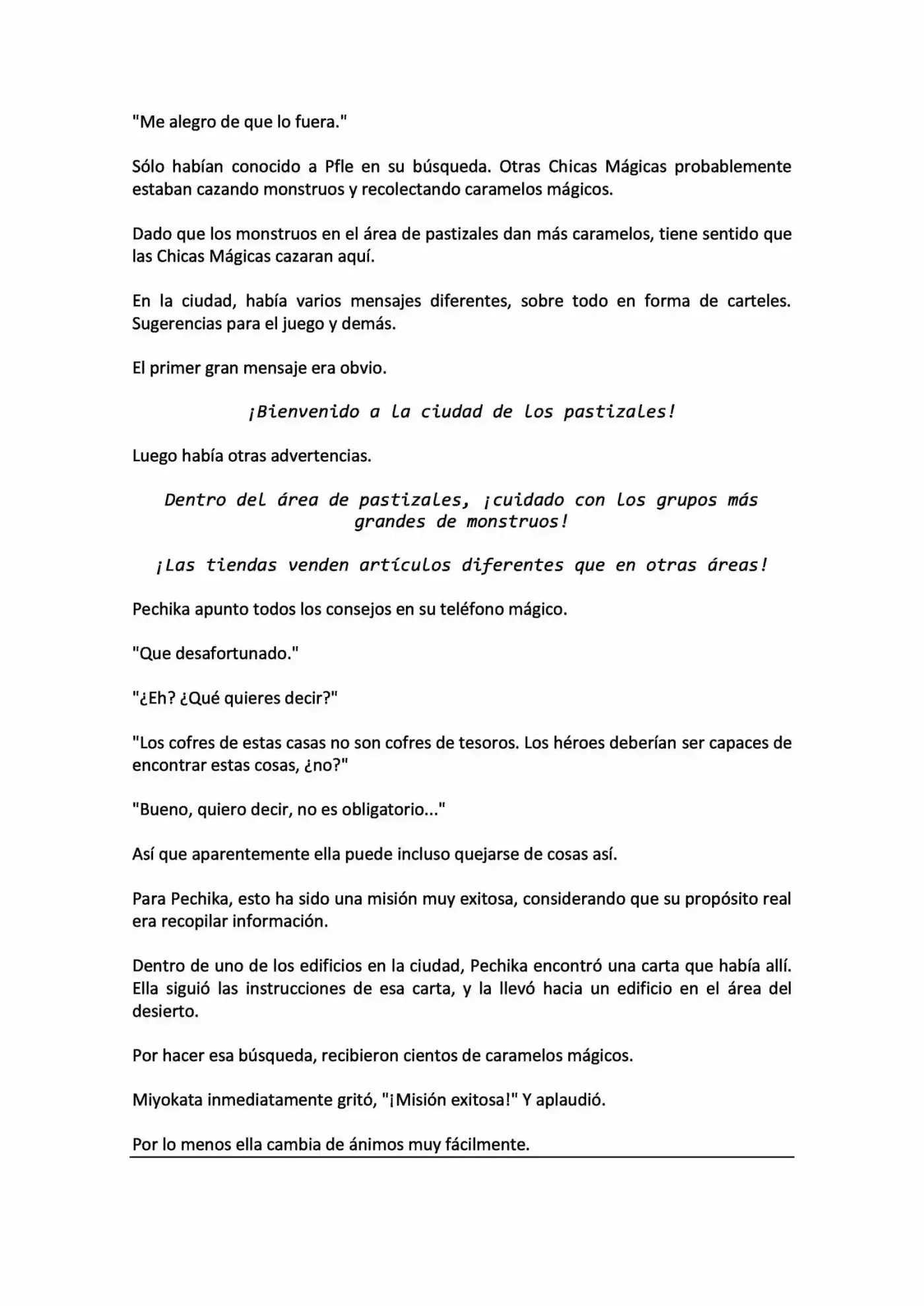 Proyecto De Crianza De Chicas Mágicas - Light Novel (Novela) - Capítulo 12 - Página 33 - LectorTMOo