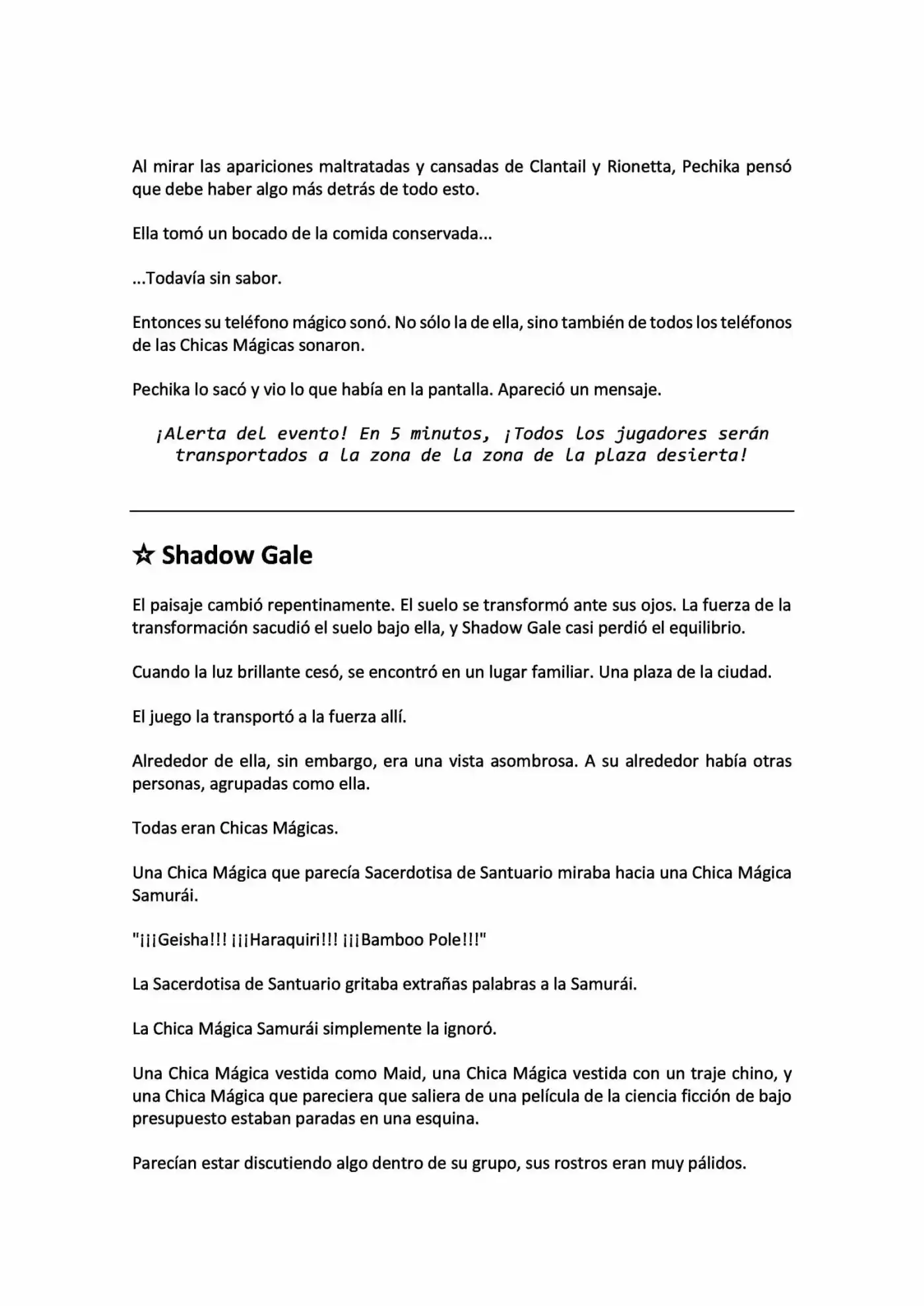 Proyecto De Crianza De Chicas Mágicas - Light Novel (Novela) - Capítulo 12 - Página 35 - LectorTMOo