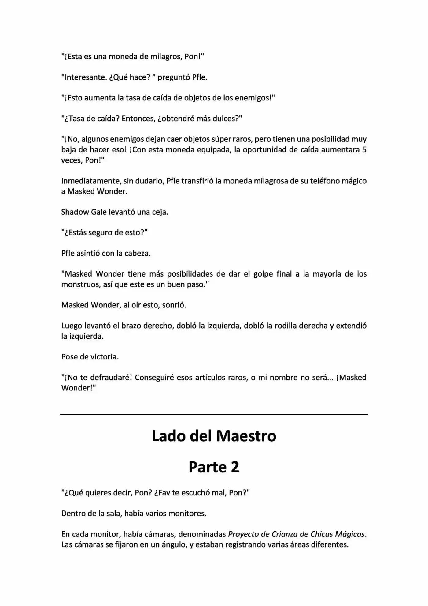 Proyecto De Crianza De Chicas Mágicas - Light Novel (Novela) - Capítulo 12 - Página 45 - LectorTMOo
