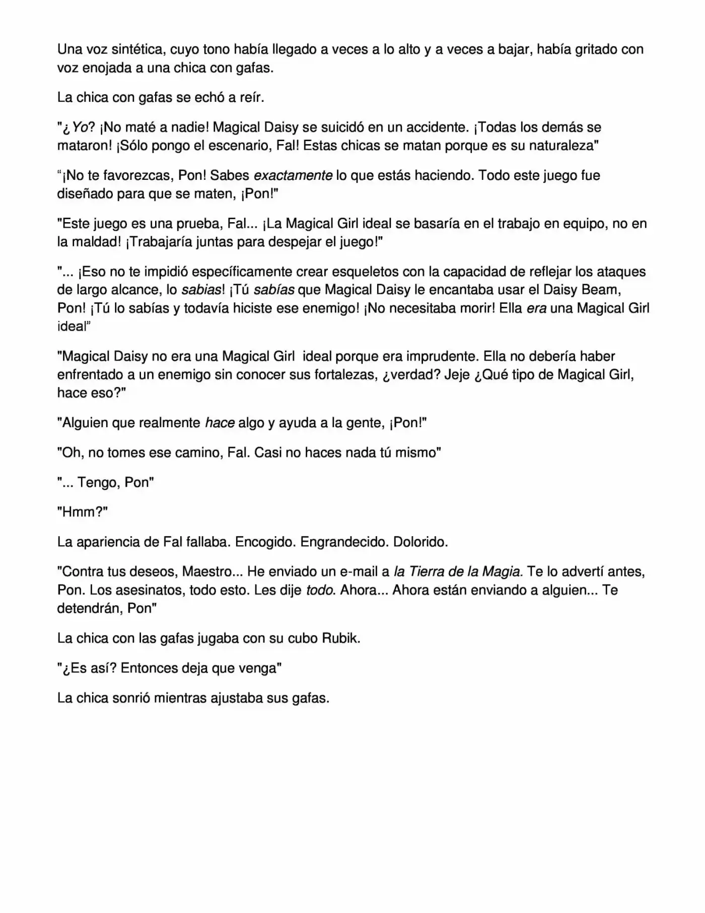 Proyecto De Crianza De Chicas Mágicas - Light Novel (Novela) - Capítulo 4 - Página 32 - LectorTMOo