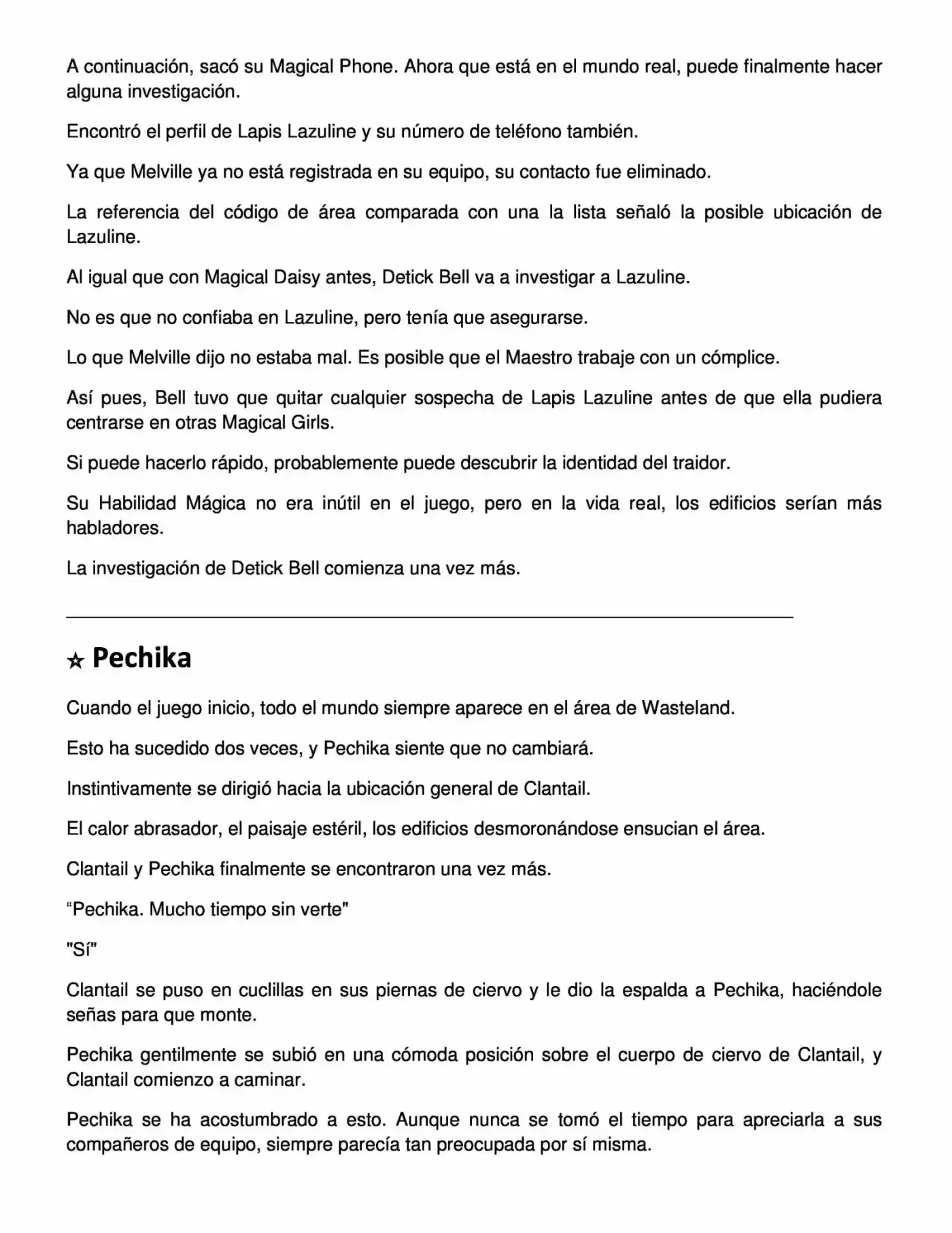 Proyecto De Crianza De Chicas Mágicas - Light Novel (Novela) - Capítulo 5 - Página 15 - LectorTMOo