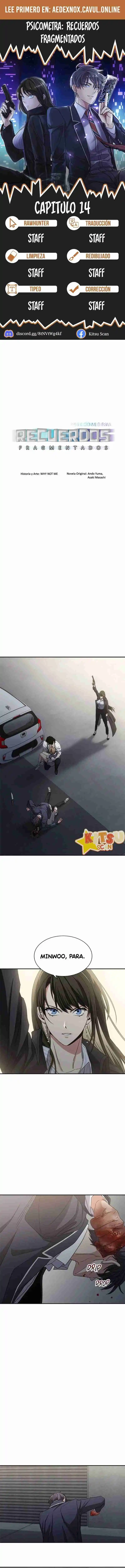 Psicómetra: Recuerdos Fragmentados - Capítulo 14 - Página 1 - LectorTMOo