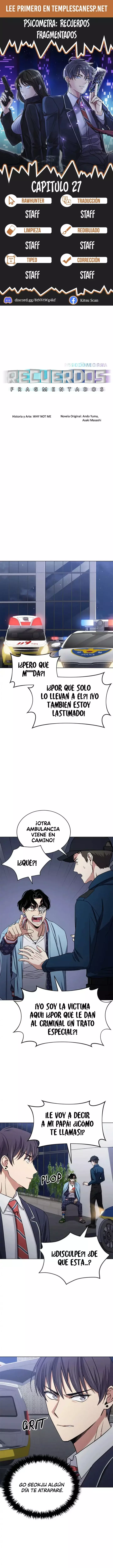 Psicómetra: Recuerdos Fragmentados - Capítulo 27 - Página 1 - LectorTMOo