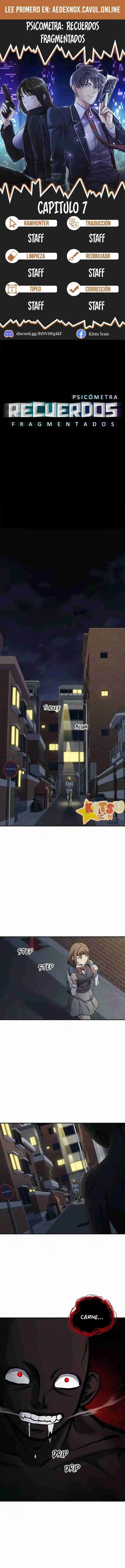 Psicómetra: Recuerdos Fragmentados - Capítulo 7 - Página 1 - LectorTMOo