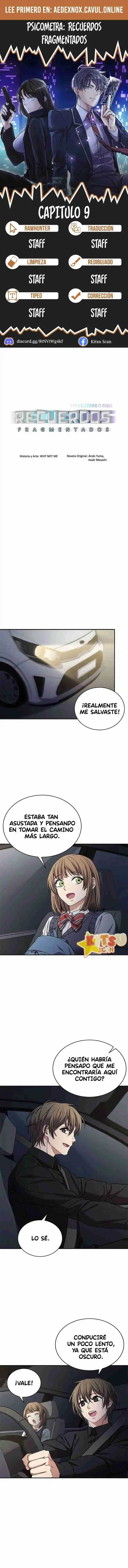 Psicómetra: Recuerdos Fragmentados - Capítulo 9 - Página 1 - LectorTMOo