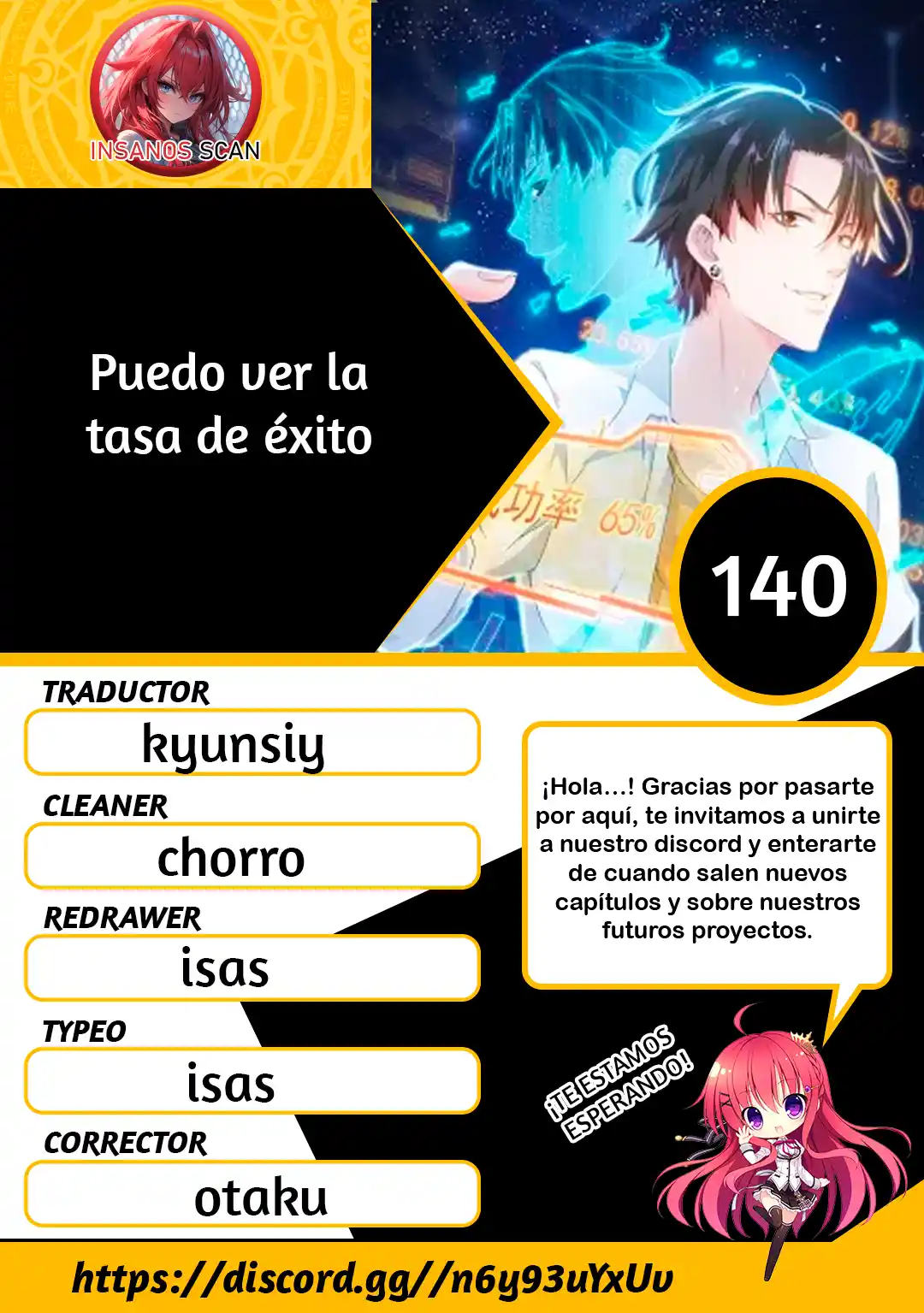 Puedo Ver La Tasa De éxito - Capítulo 140 - Página 1 - LectorTMOo