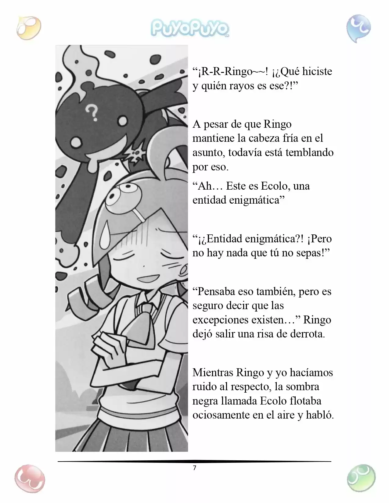 Puyo Puyo: La Feria Espacial De Satan (Novela) - Capítulo 1 - Página 8 - LectorTMOo