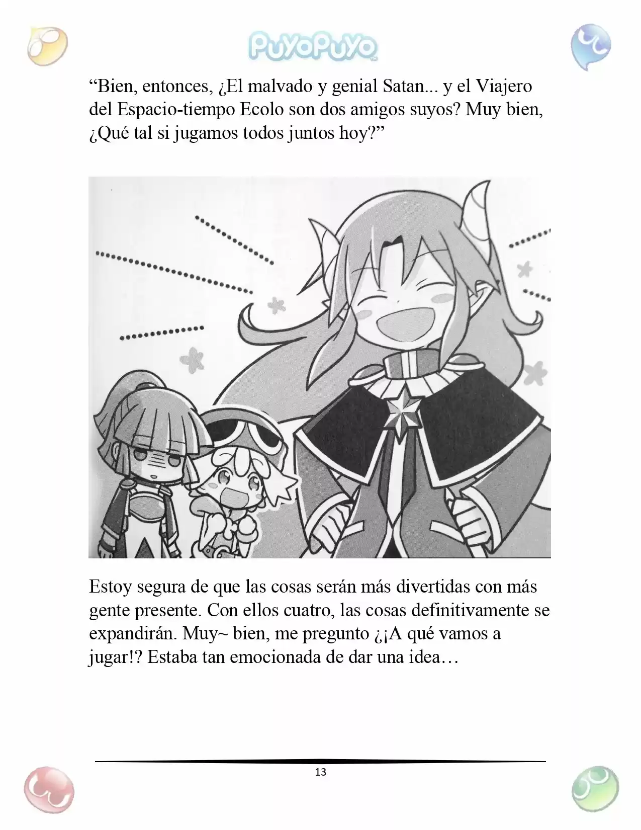 Puyo Puyo: La Feria Espacial De Satan (Novela) - Capítulo 1 - Página 14 - LectorTMOo
