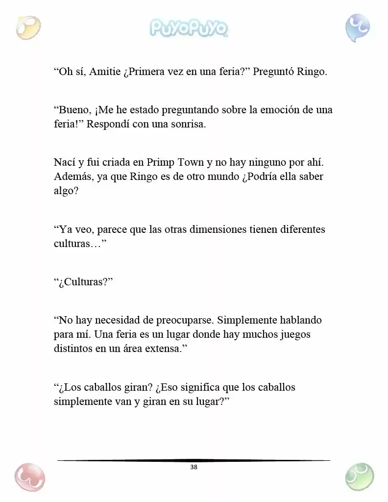 Puyo Puyo: La Feria Espacial De Satan (Novela) - Capítulo 3 - Página 5 - LectorTMOo