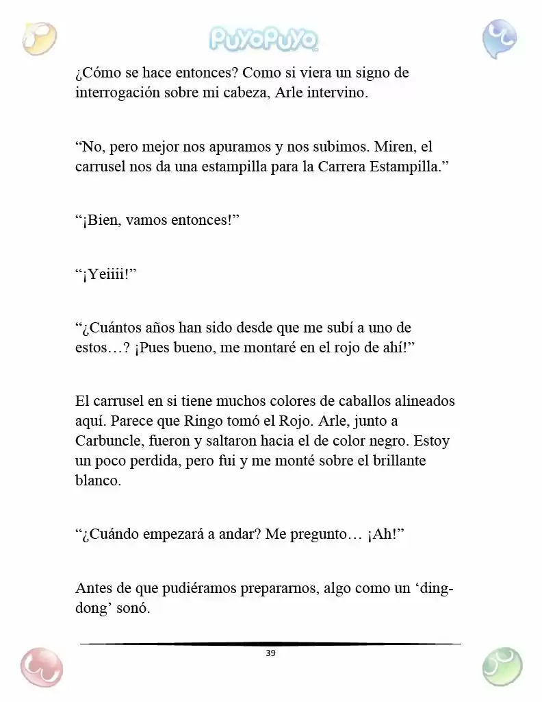 Puyo Puyo: La Feria Espacial De Satan (Novela) - Capítulo 3 - Página 6 - LectorTMOo