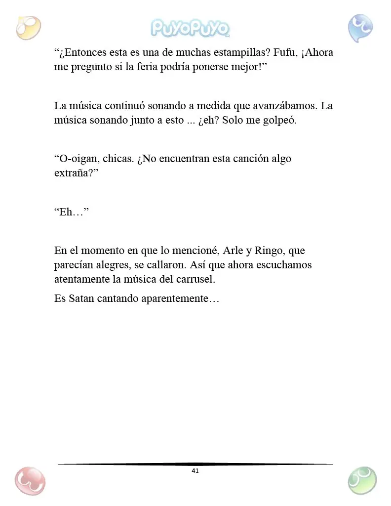 Puyo Puyo: La Feria Espacial De Satan (Novela) - Capítulo 3 - Página 8 - LectorTMOo