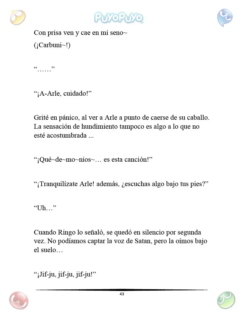 Puyo Puyo: La Feria Espacial De Satan (Novela) - Capítulo 3 - Página 10 - LectorTMOo